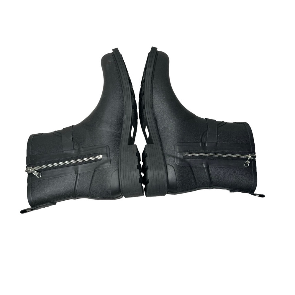 rag & bone Moto Rain Boots Black Women’s 41 US 11 - Picture 6 of 13